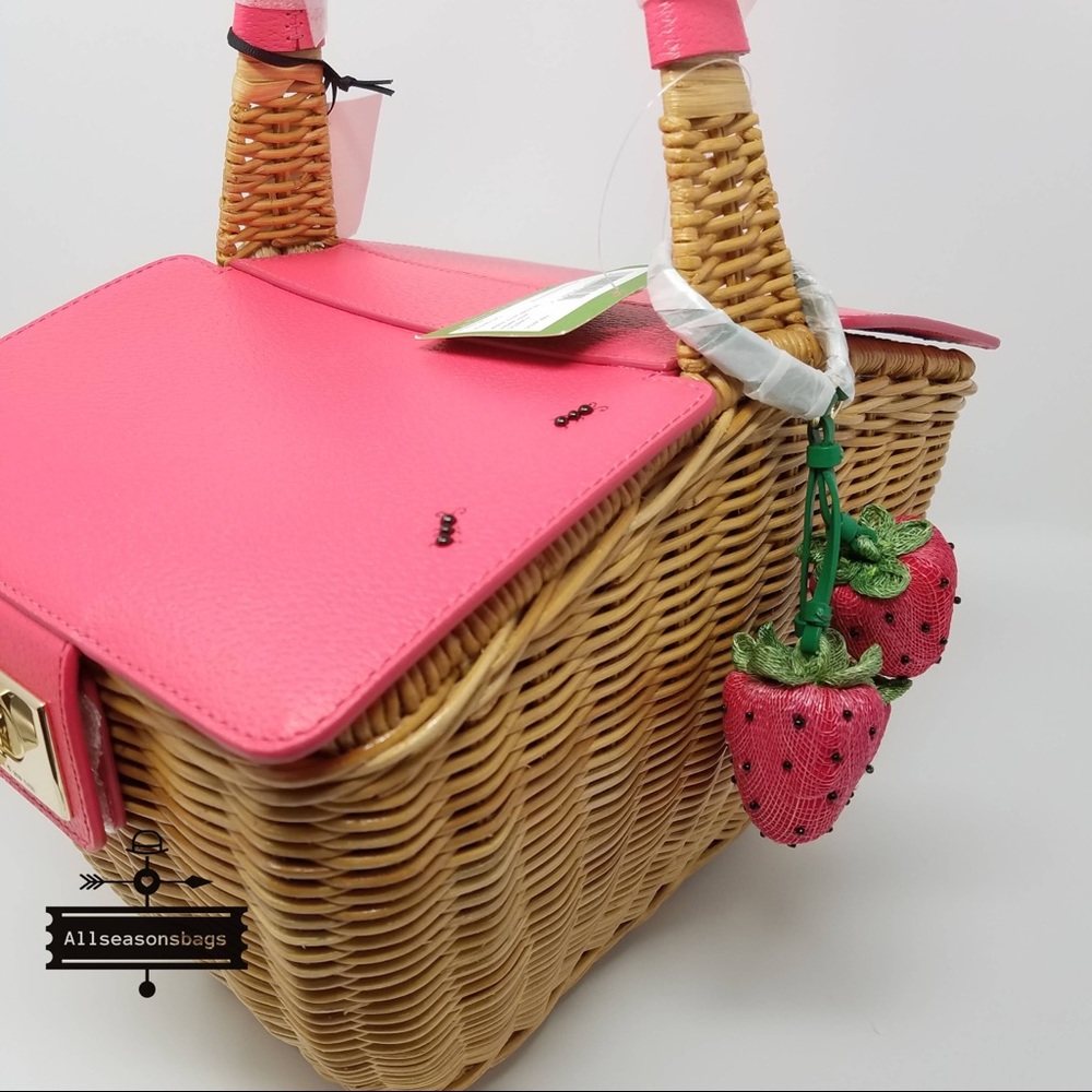 Kate spade picnic perfect 3D wicker basket satchel - Picture 8 of 8